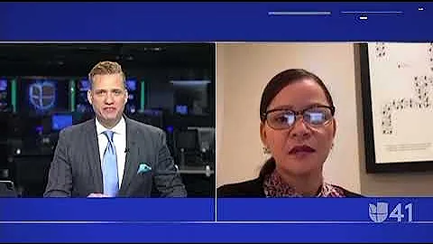 Mary Cabral on Univisions WXTV - Noticias 41 NY TV