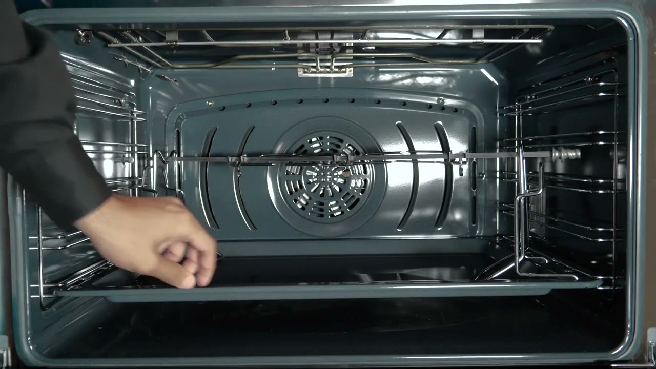 ILVE Majestic II How to use the Rotisserie Oven YouTube