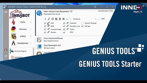 GENIUS TOOLS Starter: CAD-Arbeitsumgebungen zentral und einheitlich verwalten