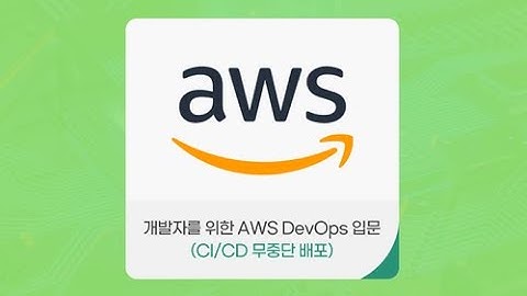 개발자를 위한 AWS DevOps 입문 [CI/CD 무중단 배포]