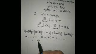 signals and systems -stable and unstable systems (solved problems) part 2
