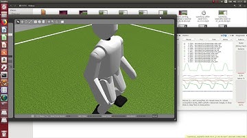 Self Stable Omnidirectional Bipedal Walking Humanoid Robot (Nimbro Simulation on Gazebo)