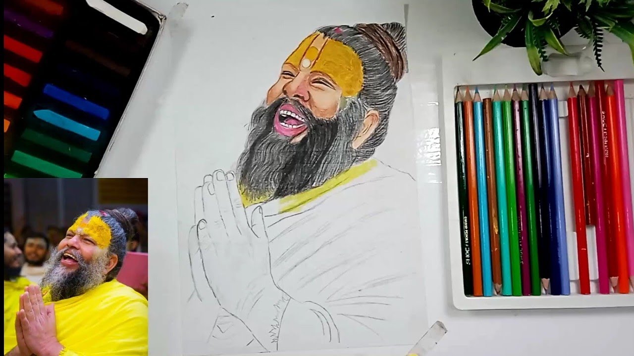 premanand ji maharaj drawing step by step#premanandjimaharaj