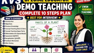 Demo class for KVS TIER 3 Interview preparation #Shabnam_bano |#special_education_needs