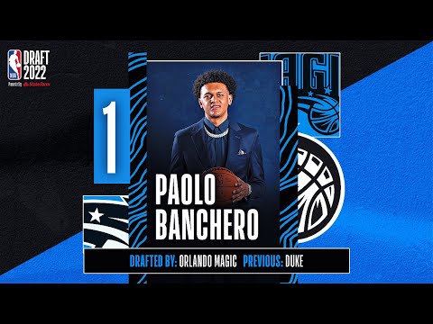 Paolo Banchero Goes #1 Overall In The 2022 #NBADraft