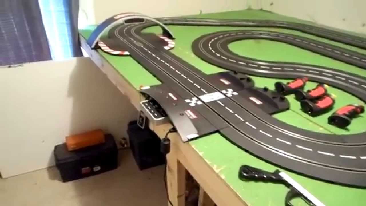 9x5 scalextric layout