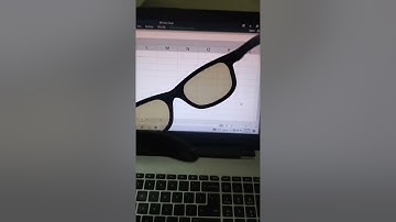 3D Glasses in front of a laptop screen