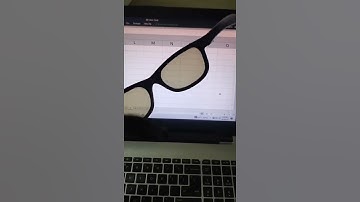 3D Glasses in front of a laptop screen
