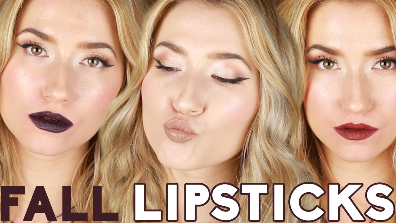TOP 10 FALL/AUTUMN Lipsticks + Demo | geekNchic