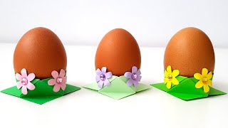 Подставки под яйца на Пасху своими руками Оригами Поделки из бумаги на Пасху Origami Egg Holder
