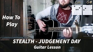 [How to play] Stealth - Judgement Day Guitar Lesson (Suits Mike goes to jail song)