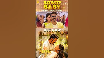 Groove to the swagger! 💃🕺 Rowdy Baby (Hindi) is Out Now! 🔥