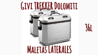 GIVI TREKKER DOLOMITI 36l Aluminio Maletas Laterales - YouTube