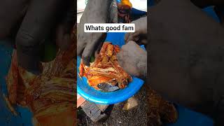 The hands thar mothers trust lol😅🤧 My boy doing what he does best 👌 😋🍖🥩🥩