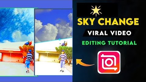 🌥️ Sky Replacement Video Editing in InShot! 🌈 InShot Tutorial