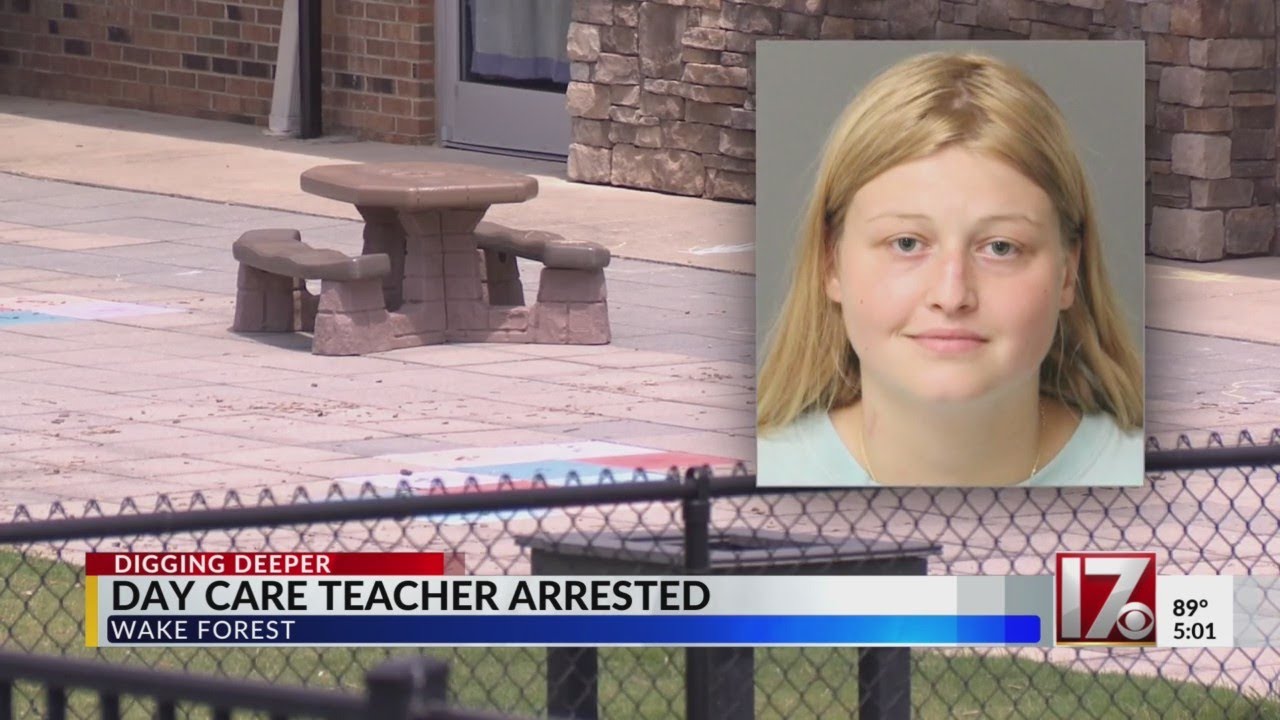 Wake Forest daycare teacher arrested on child abuse charges - YouTube