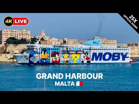 Malta Ship Spotting by day, chilling by night, Grand Harbour