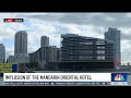 Video shows implosion of Mandarin Oriental, Miami hotel on Brickell Key