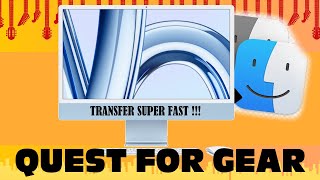 Mac Migration Assistant Secret: Thunderbolt Transfers Are 20× Faster! (M4 iMac Example)