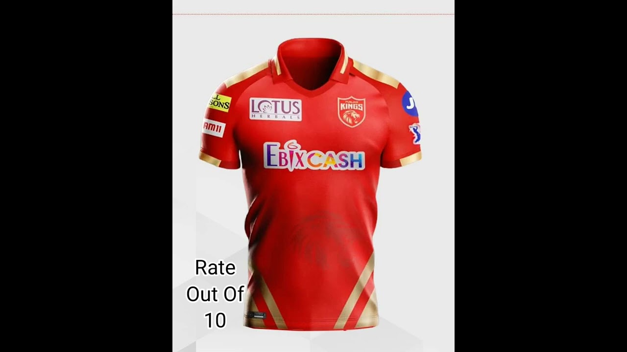 Punjab Kings New Jersey For IPL 2022 