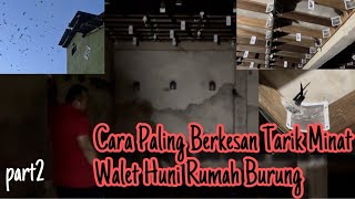 Rumah burung walet yang gagal boleh guna cara ini untuk berjaya