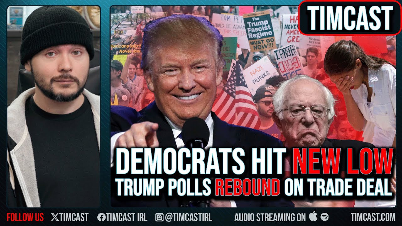 Democrats Hit NEW LOW In Polls As Trump REBOUNDS On MASSIVE UK Trade Deal