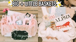 Big & Little Baskets + Reveal | What My Big Got Me!