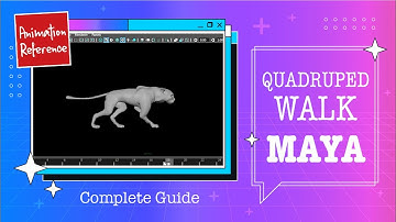 Quadruped Walk Animation (Autodesk Maya )