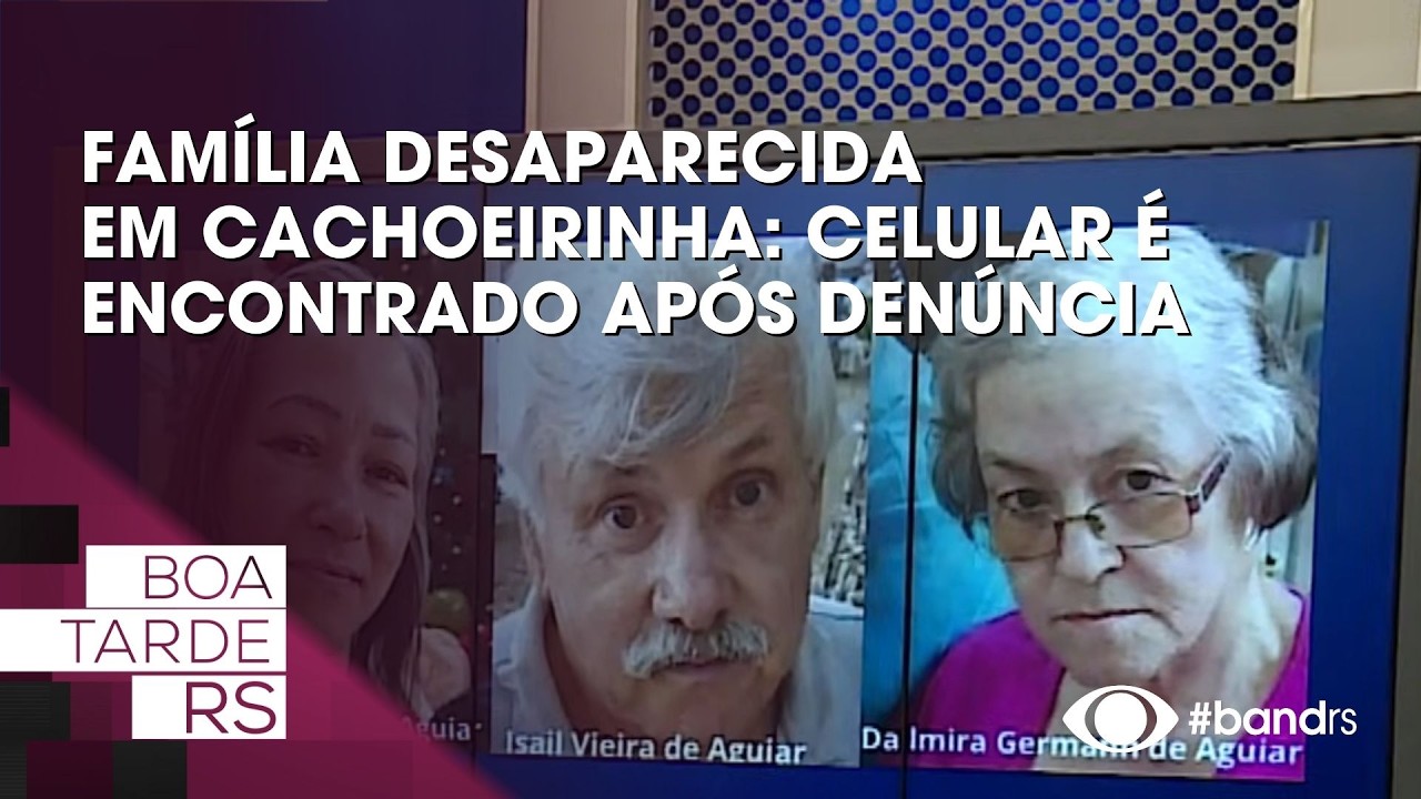 Família desaparecida em Cachoeirinha: Celular é encontrado após denúncia