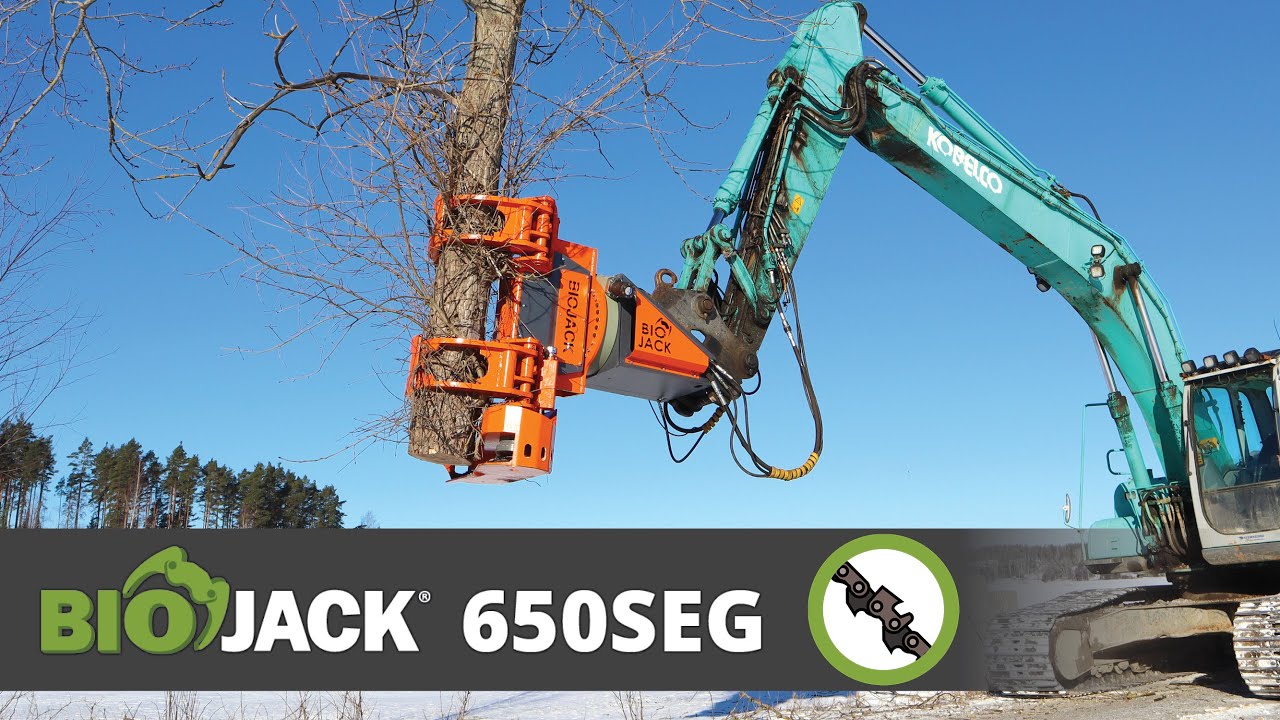 Biojack 650SEG, large tree removal
