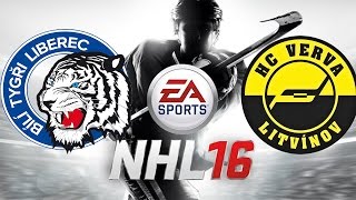 NHL 16 | HC Bílí Tygři Liberec-HC Verva Litvínov | SEZONA 2 | Xbox One | CZ