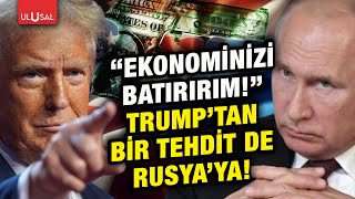 Putinsiz Rusya Projesi Trump Rusyayı Ekonomik Yaptırımlarla Tehdit Etti