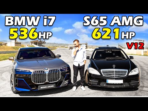 პირველი ბიზნეს დრაგი - BMW i7 vs MB S65 V12