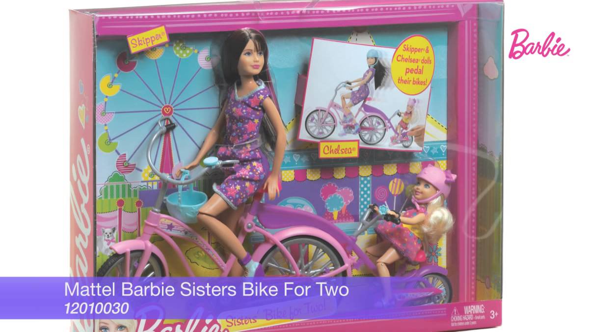 barbie cycling sisters
