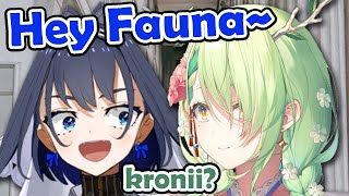 Kronii almost made Fauna in a Big Trouble