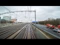 Train Cab Ride NL / Leiden – Schiphol Airport – Almere Centrum / DDZ Intercity / Jan 2018