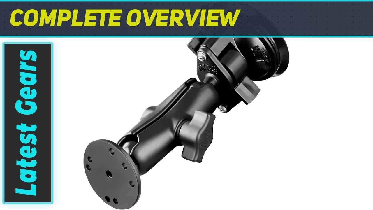 RAM Mount Twist Lock Universal Suction Cup Mount - The Ultimate Mounting Solution!