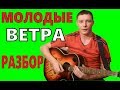 Как играть 7Б - МОЛОДЫЕ ВЕТРА (Урок - ПРАВИЛЬНЫЕ аккорды, БОЙ и т.д) 18+