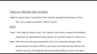 MLA Style 8th Edition Overview
