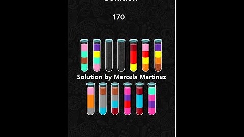 Color Water Sort 3D level 170 - 3 Stars | Gameplay Mobile Games
