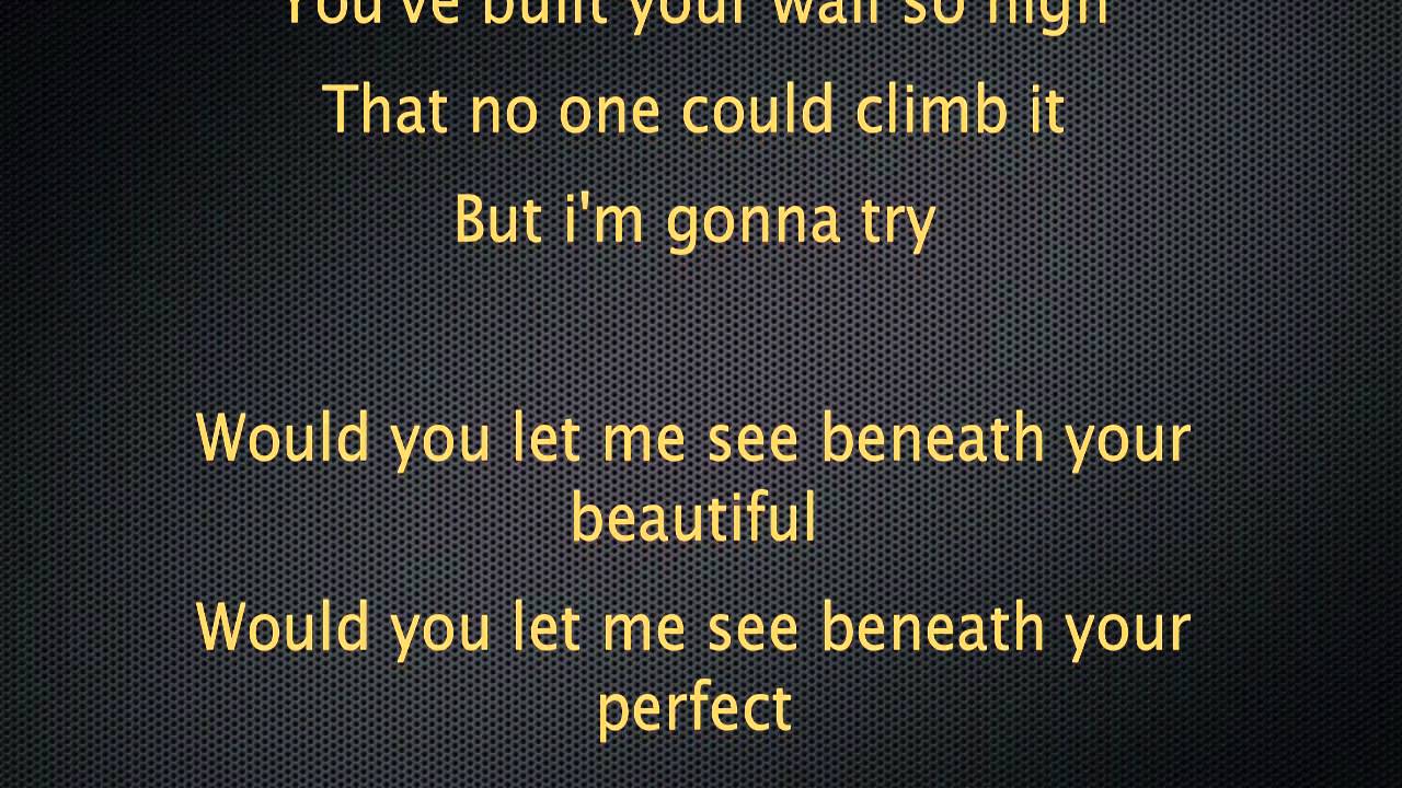 see beneath your beautiful lyrics labrinth ft emeli sande