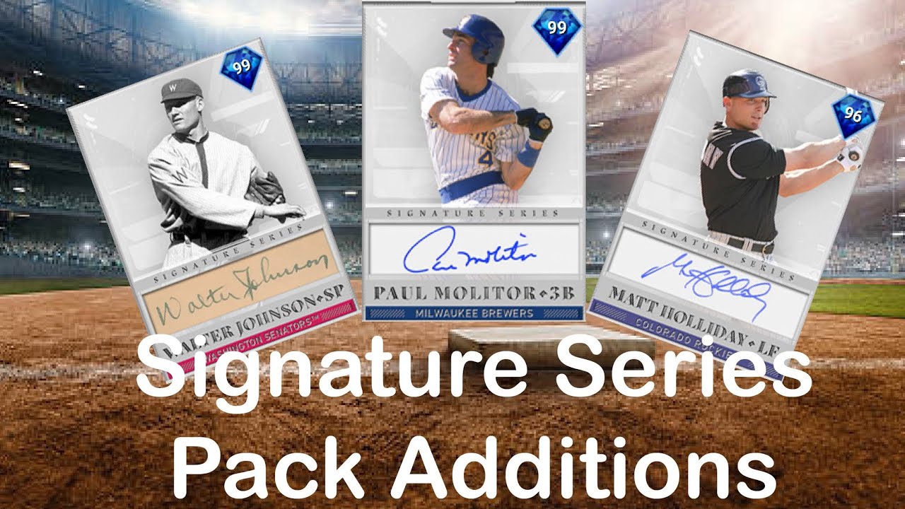 3 New Cards added to Signature Series Pack!!! MLB The Show 19 Diamond Dynasty