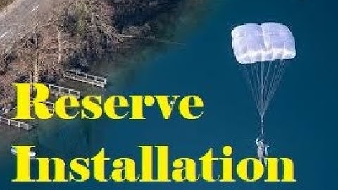 Paramotor Reserve Installation