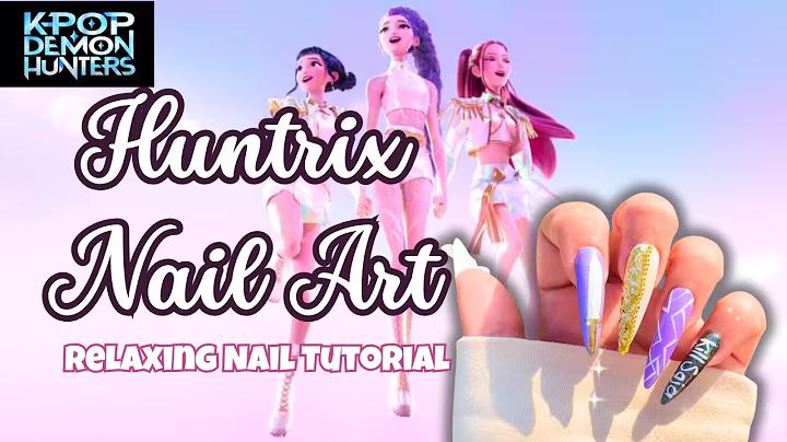 How I Created My Huntrix-Inspired Nail Art | Kpop Demon Hunters