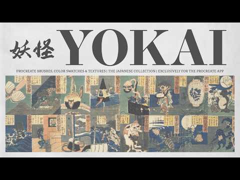 The Yokai Procreate Kit, a Brush Add-On by Digi Life (Thumbnail 8 of 9)