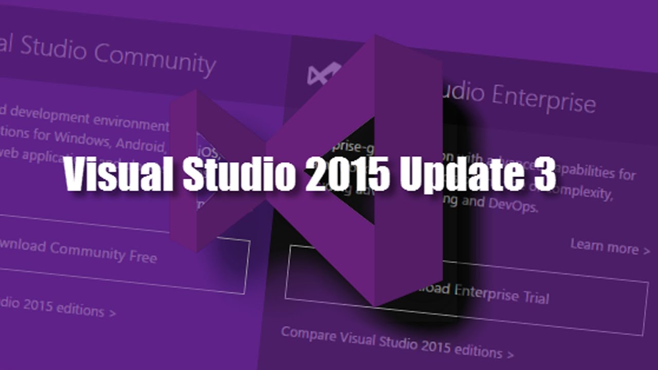 Update 2015. Визуал студио 2015. Visual Studio Enterprise 2015. III Visual Studio 2015. Visual Studio community 2015.