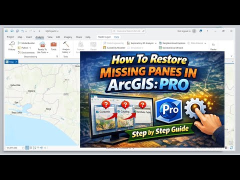 ArcGIS Pro에서 누락된 패널을 복원하는 방법: 단계별 가이드