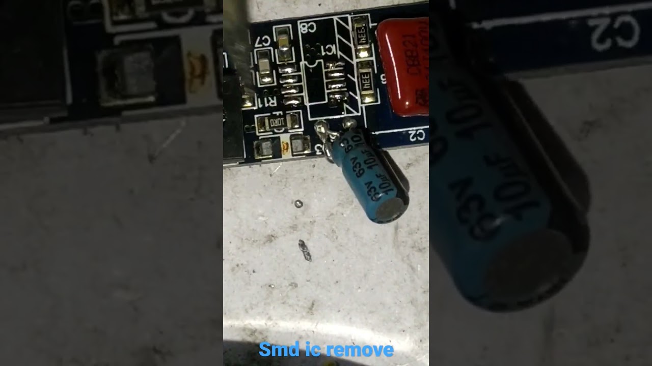 smd component safety remove