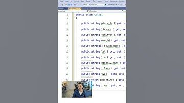 Visual Studio - paste json as classes