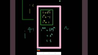 Learn to calculate i ^ (any number) #trending #math #ignite #number  #youtubeshorts